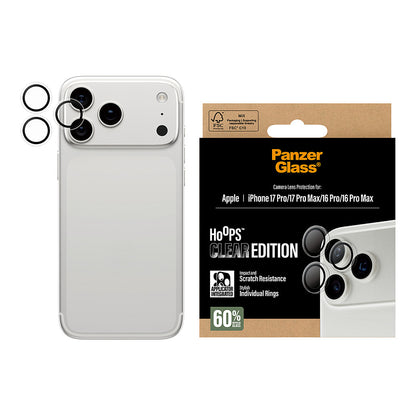 PanzerGlass Hoops clear iPhone 17 Pro/Pro Max/16 Pro/Pro Max