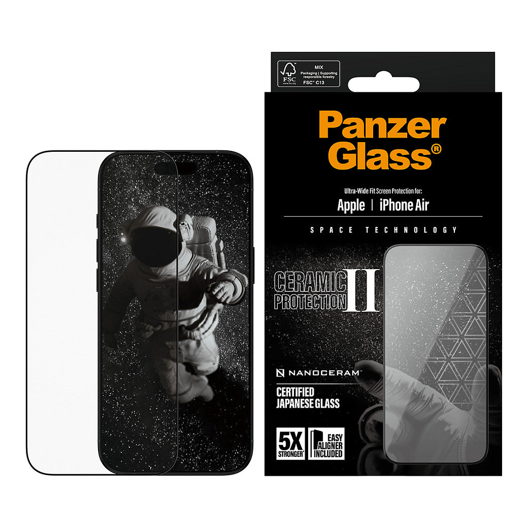 PanzerGlass Ceramic II Schutzglas iPhone Air UWF