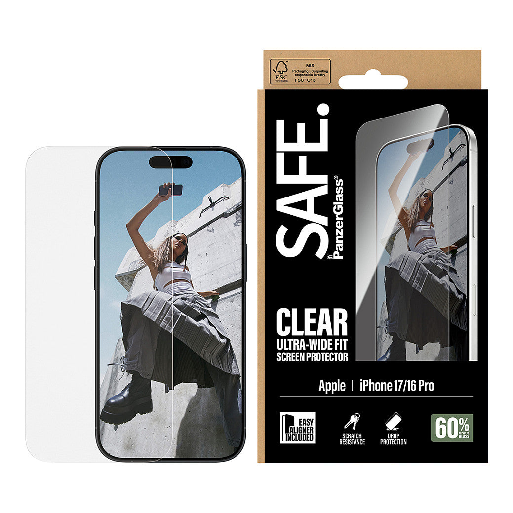 SAFE Schutzglas iPhone 17/16 Pro/UWF