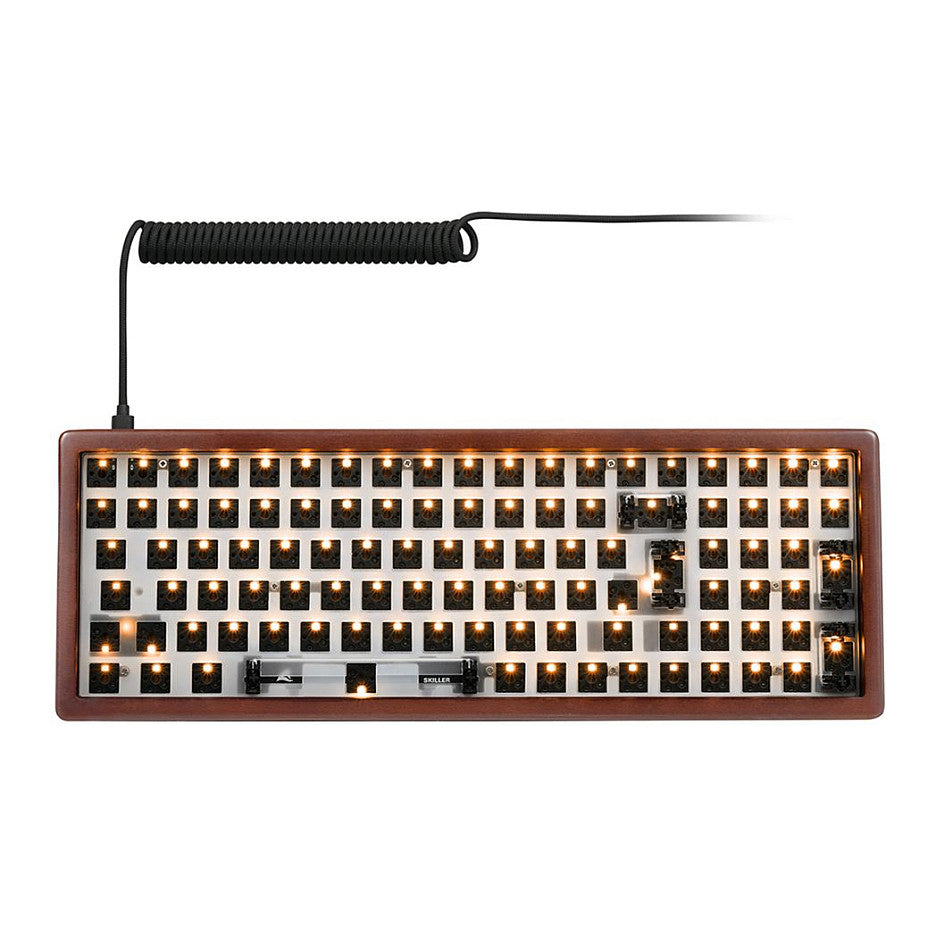 Sharkoon Gaming Tastatur Skiller SGK50S2 Wood barebone