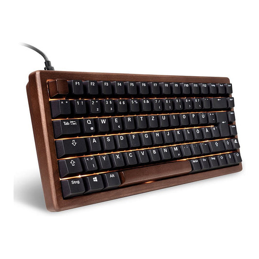 Sharkoon Gaming Tastatur Skiller SGK50S3 Wood schwarz