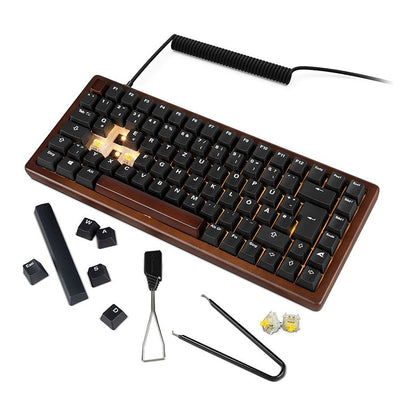 Sharkoon Gaming Tastatur Skiller SGK50S3 Wood schwarz