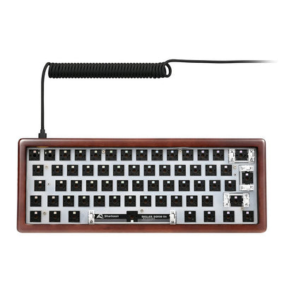 Sharkoon Gaming Tastatur Skiller SGK50S4 Gen2 Wood barebone