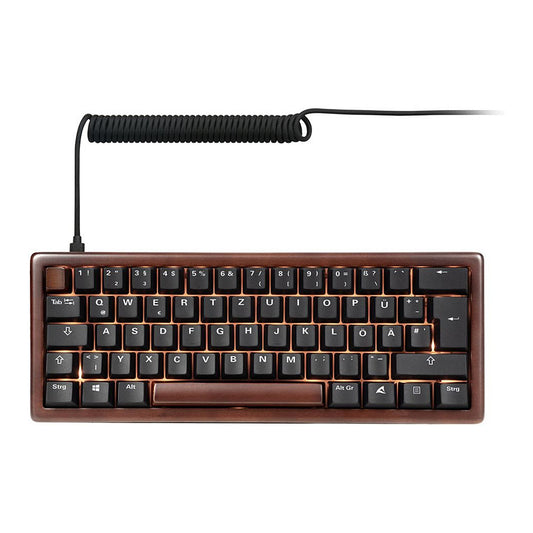 Sharkoon Gaming Tastatur Skiller SGK50S4 Gen2 Wood schwarz