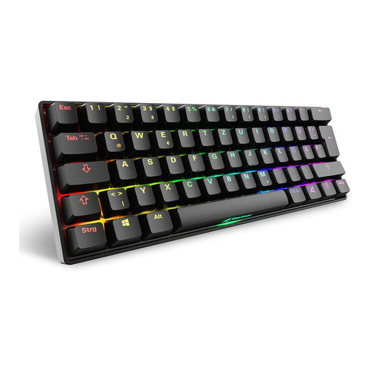 Sharkoon Gaming Tastatur Skiller SGK50S4 Gen2 schwarz-gelb D