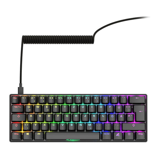 Sharkoon Gaming Tastatur Skiller SGK50S4 Gen2 schwarz-gelb D