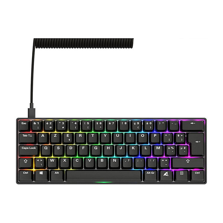 Sharkoon Gaming Tastatur Skiller SGK50S4 Gen2 PBT scw-gel DE