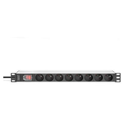 DIGITUS PDU 1U 8xCEE7/5 Ausgänge 230V/16A schwarz