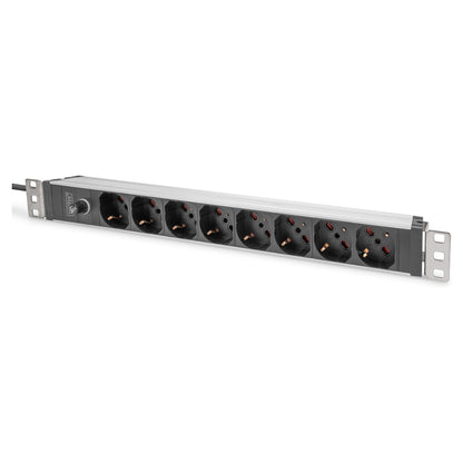 DIGITUS 8-Fach Steckdosenleiste 1HE PDU, IEC C14 St. IT
