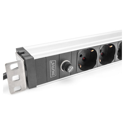 DIGITUS 8-Fach Steckdosenleiste 1HE PDU, IEC C14 St. IT