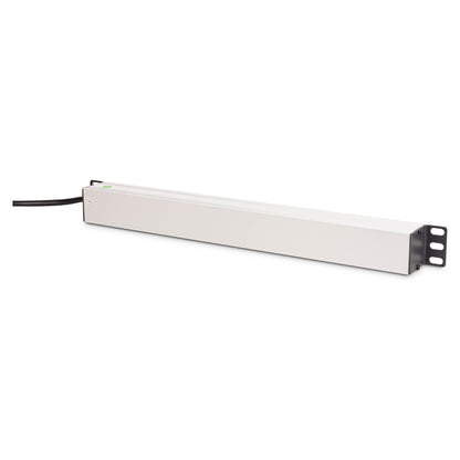 DIGITUS Steckdosenleiste 8-fach 19" Alu. 1HE 2m schwarz