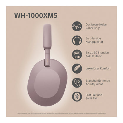 Sony WH-1000XM5 Headphone pink