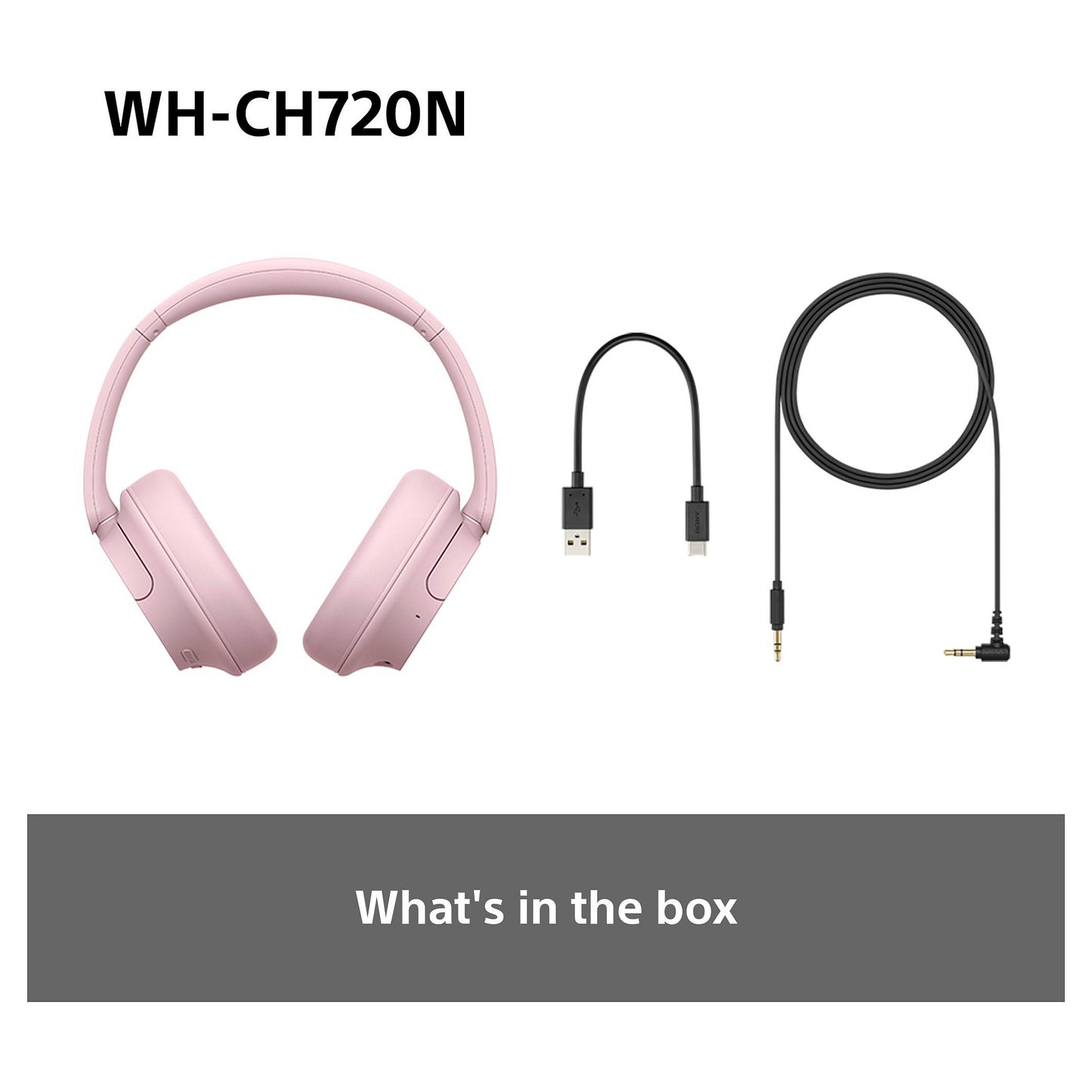 Sony WH-CH720NP Headphones pink
