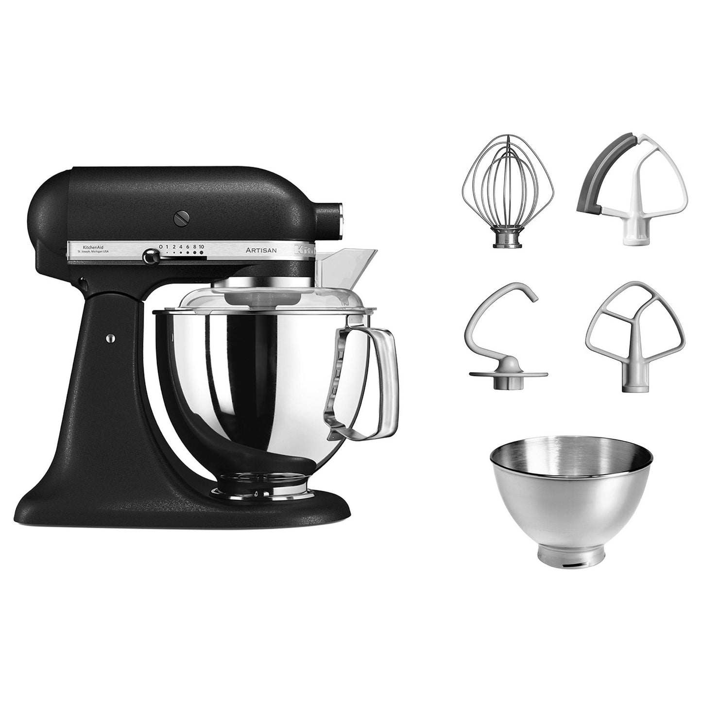 KitchenAid Küchenmaschine 300W - 5KSM175PSEBK Artisan *schwarz*