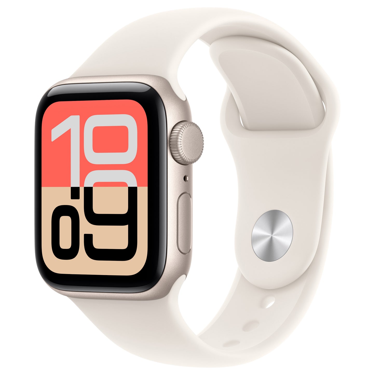 Apple Watch SE 3 Aluminium 40mm Polarstern (Sportarmband polarstern) M/L