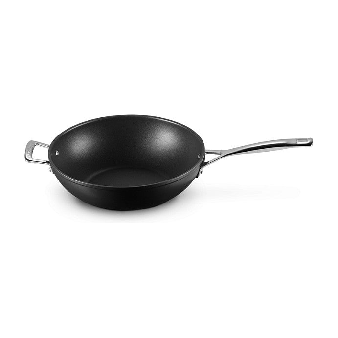 Le Creuset Wok-Pfanne 30cm, schwarz