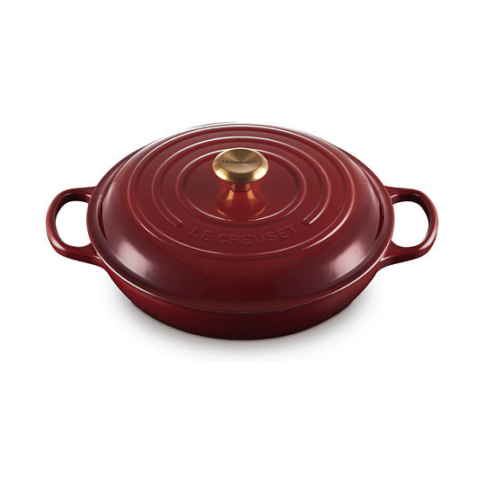 Le Creuset Signature Cast Iron Shallow Casserole 30cm rhone (21180309494441)