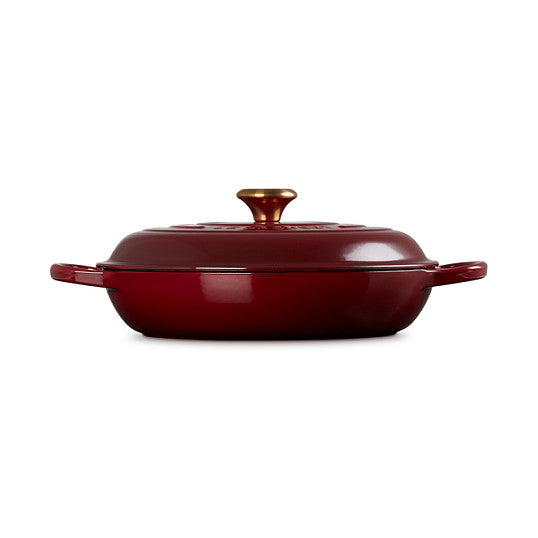 Le Creuset Signature Cast Iron Shallow Casserole 30cm rhone (21180309494441)