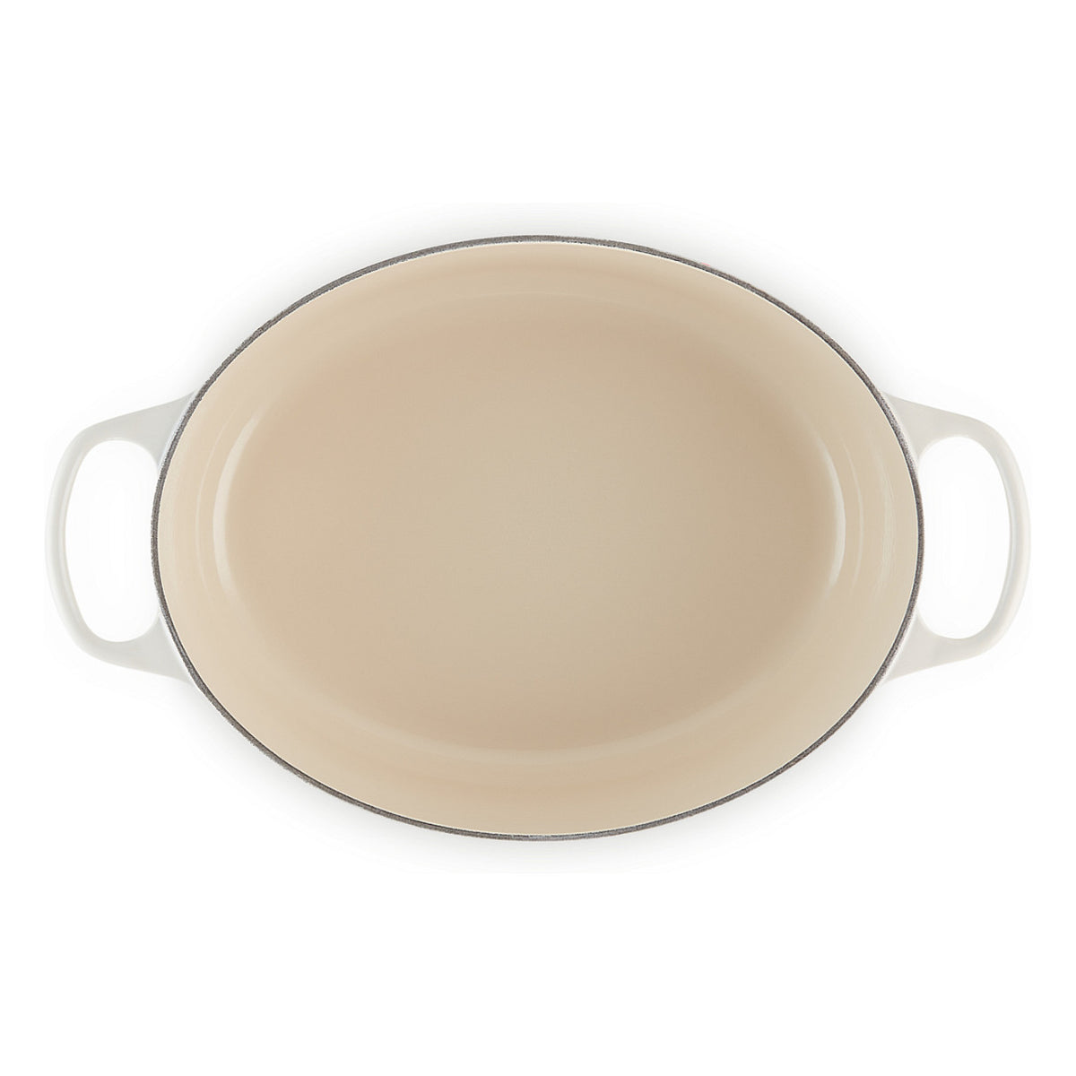 Le Creuset Bräter 31cm, meringue