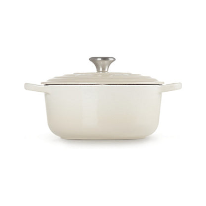 Le Creuset Signature Roaster round 20cm meringue (21177207164430)