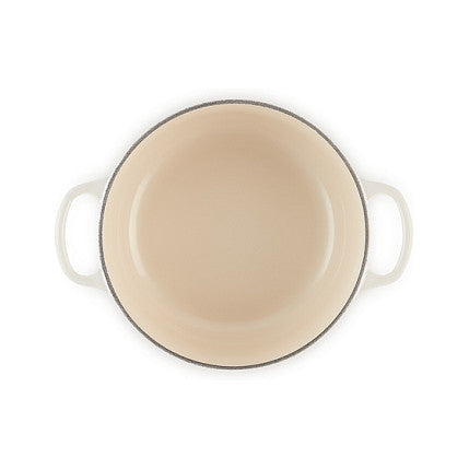 Le Creuset Signature Roaster round 20cm meringue (21177207164430)
