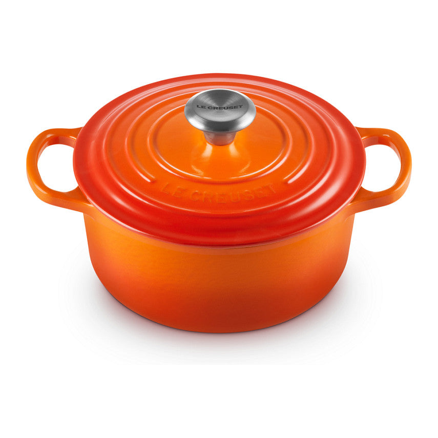 Le Creuset Signature Bräter rund 18 cm ofenrot