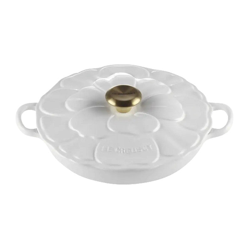 Le Creuset Gourmet-Profitopf Blume 26 cm white