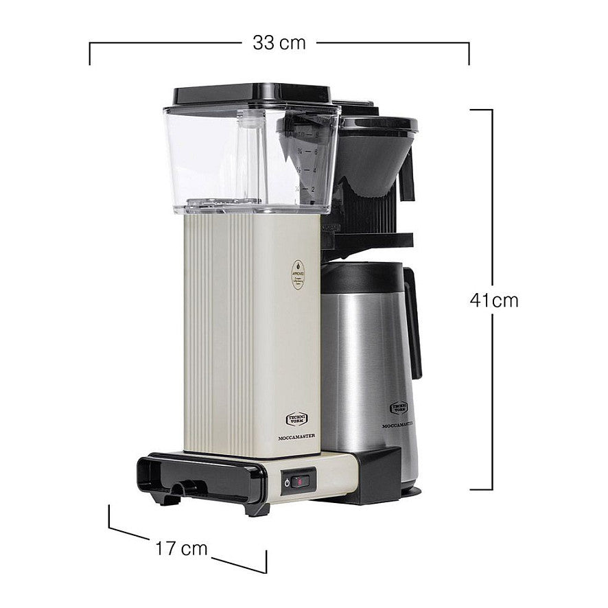Moccamaster KBGT Off-White Kaffeemaschine Off-White