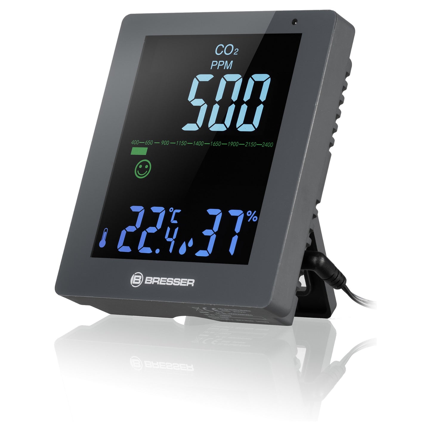 Bresser CO Luftqualittsmonitor grau