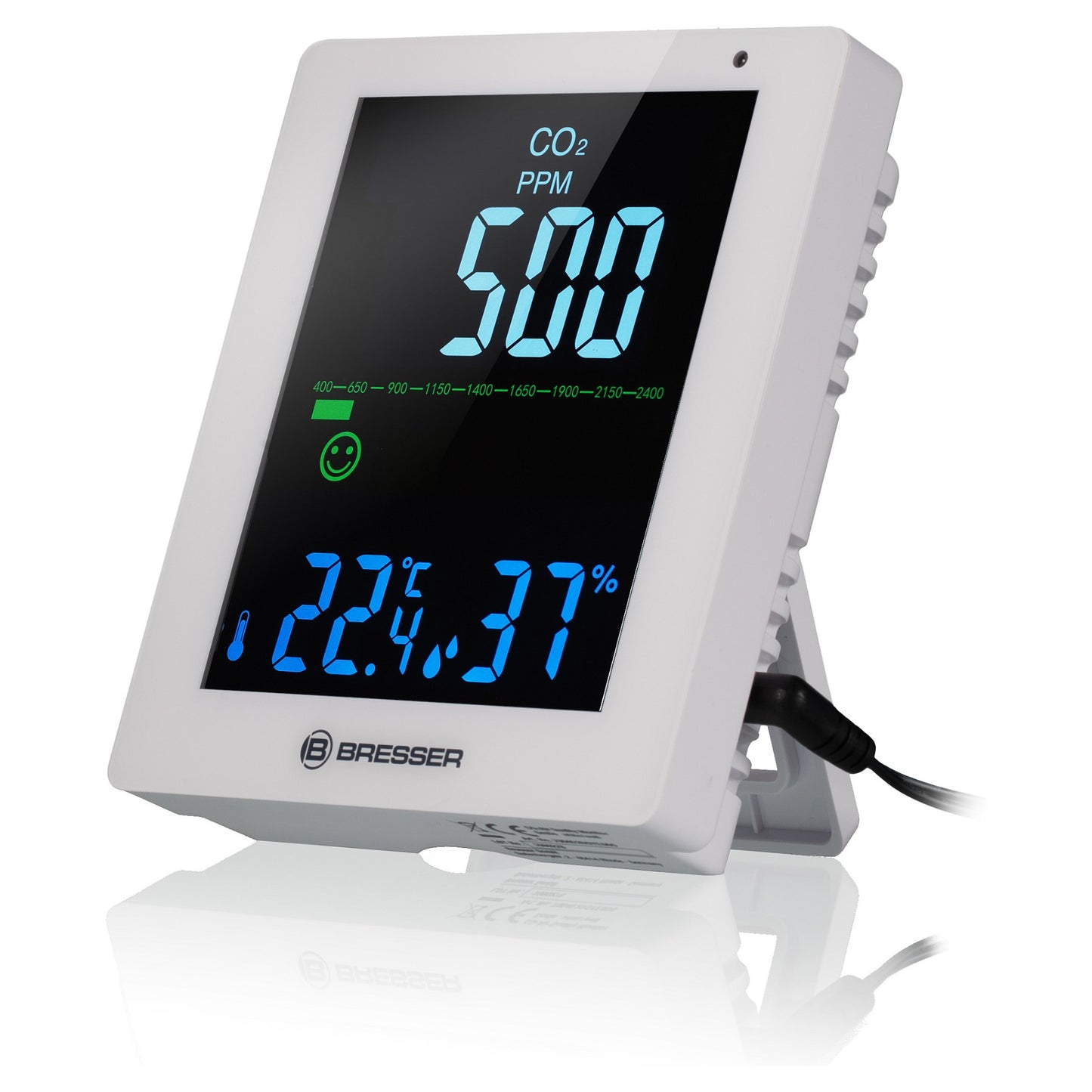 Bresser CO Luftqualittsmonitor weiss