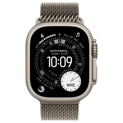 Apple Watch Ultra 3 Titanium Cellular 49mm Natur (Milanaise Titan natur) Small