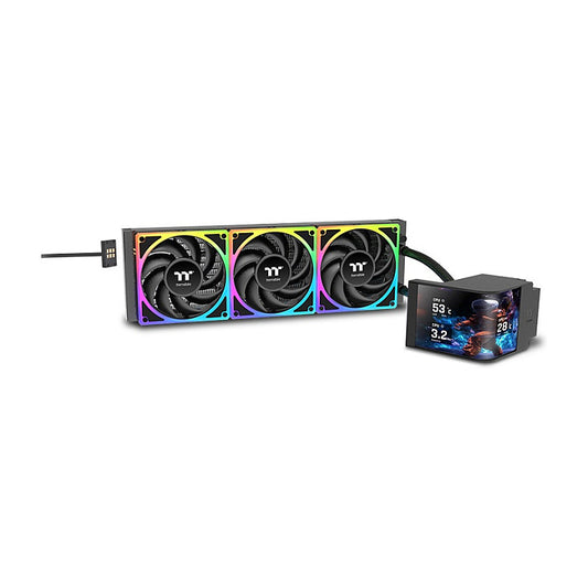 K Thermaltake MAGCurve 360 Ultra All-In-One Liquid Cooler System ARGB Fan