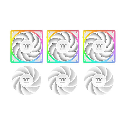 K Thermaltake MAGCurve 360 Ultra Snow All-In-One Liquid Cooler System ARGB Fan