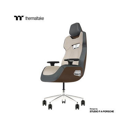 Thermaltake ARGENT E700 Mocha Mousse & Slate Gray Crayon Real Leather Chair