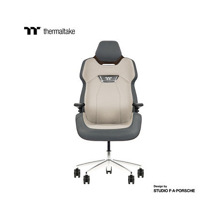 Thermaltake ARGENT E700 Mocha Mousse & Slate Gray Crayon Real Leather Chair
