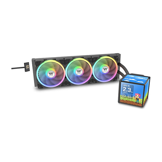 K Thermaltake MINECUBE 360 Ultra AIO ARGB Fan black