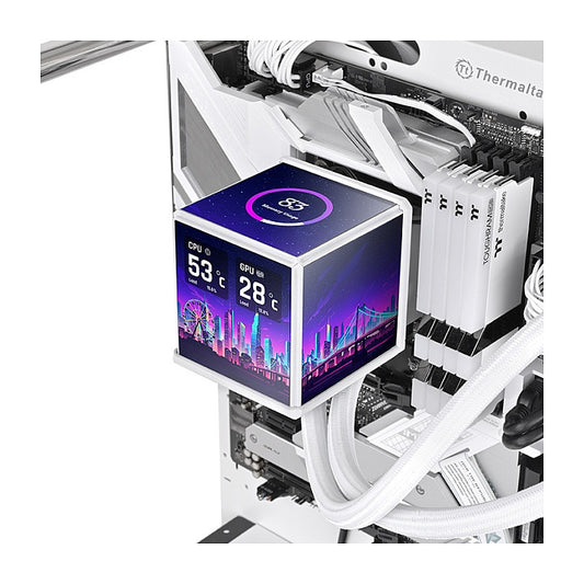 K Thermaltake MINECUBE 360 Ultra AIO ARGB Fan white