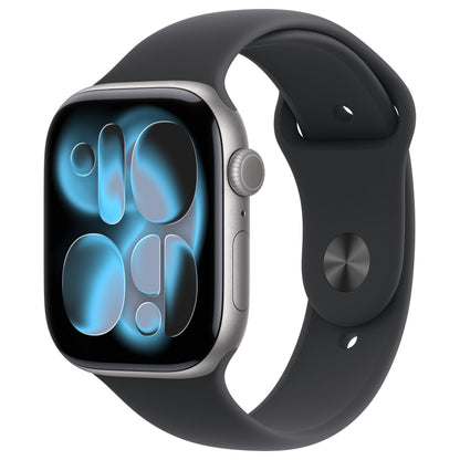 Apple Watch S11 Aluminium 46mm Space Grau (Sportarmband schwarz) S/M