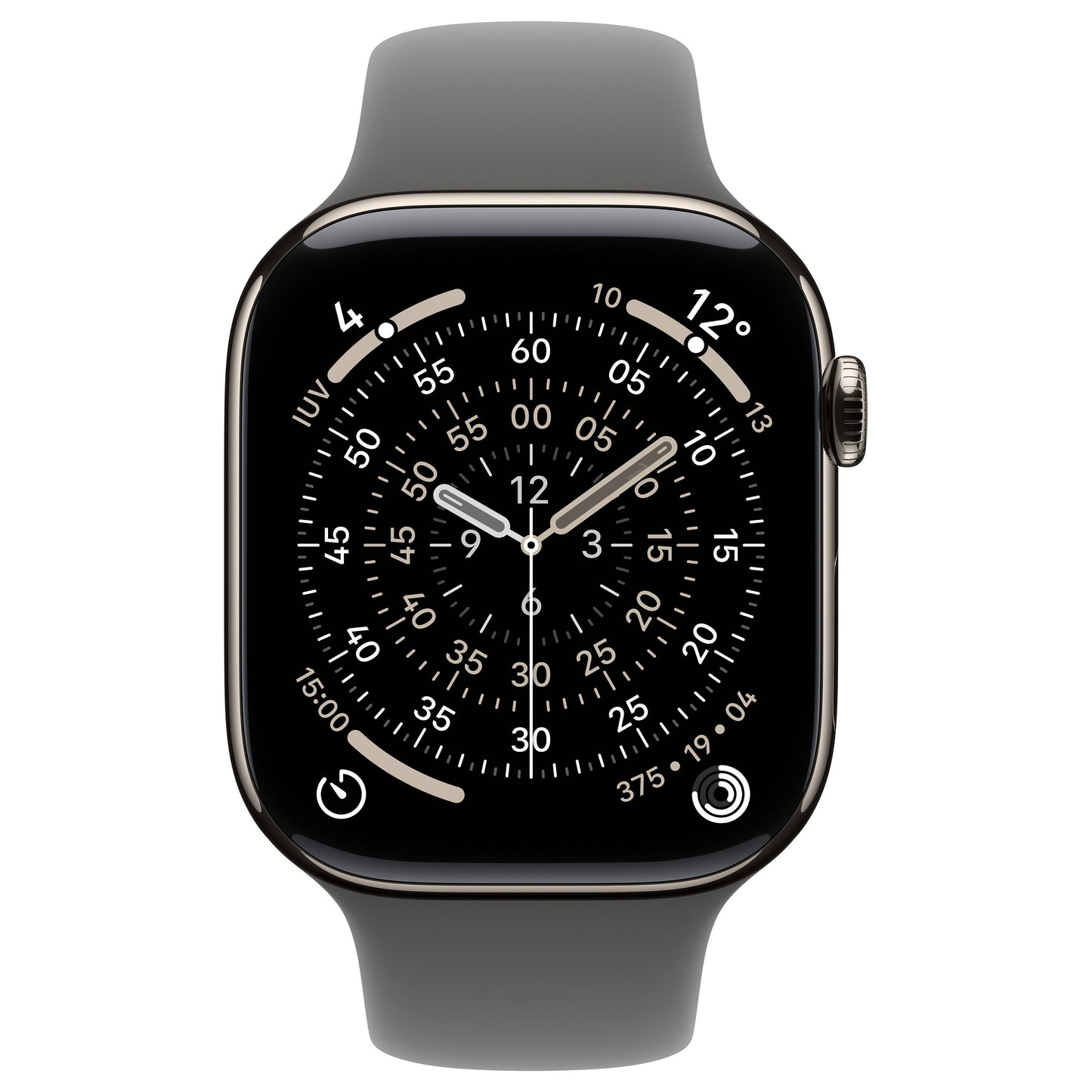 Apple Watch S11 Titan Natur Cellular 42mm (Sportarmband steingrau) M/L
