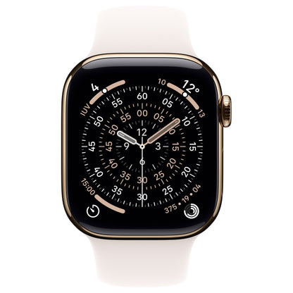 Apple Watch S11 Titan Gold Cellular 42mm (Sportarmband blassrosa) S/M