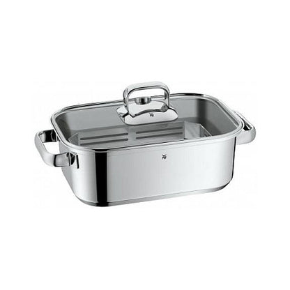 WMF 1741026040 Vitalis Compact Aroma Dampfgarer mit Silikondichtung