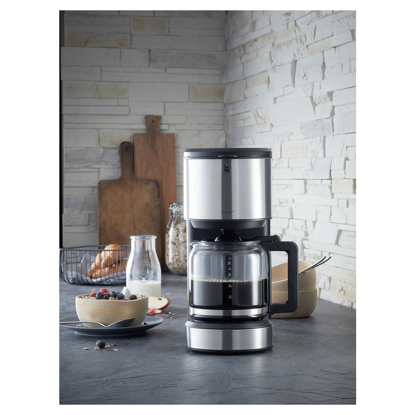 WMF Stelio Aroma Kaffeemaschine schwarz/Edelstahl