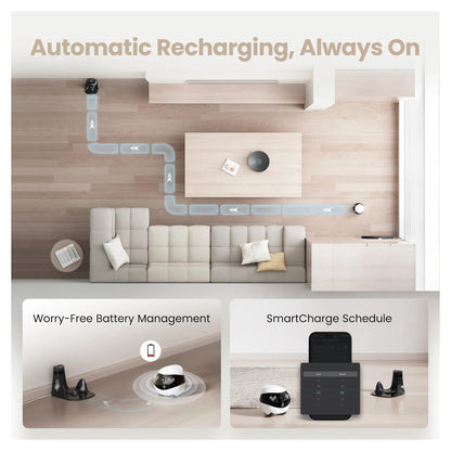 ENABOT EBO Air 2 Haustierroboter 2K Kamera Nachtsicht WLAN App Pink