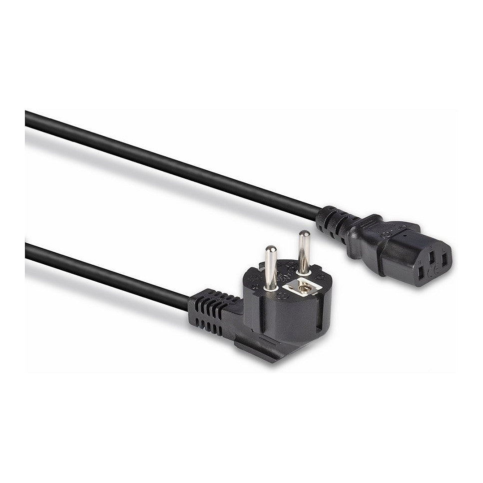 LINDY IEC-Netzkabel 3m Schuko-Winkelst. IEC320C13