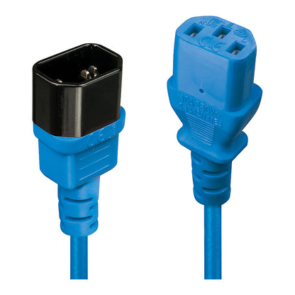 LINDY IEC-Netzverlängerung C14 - C13 blau 0.5m