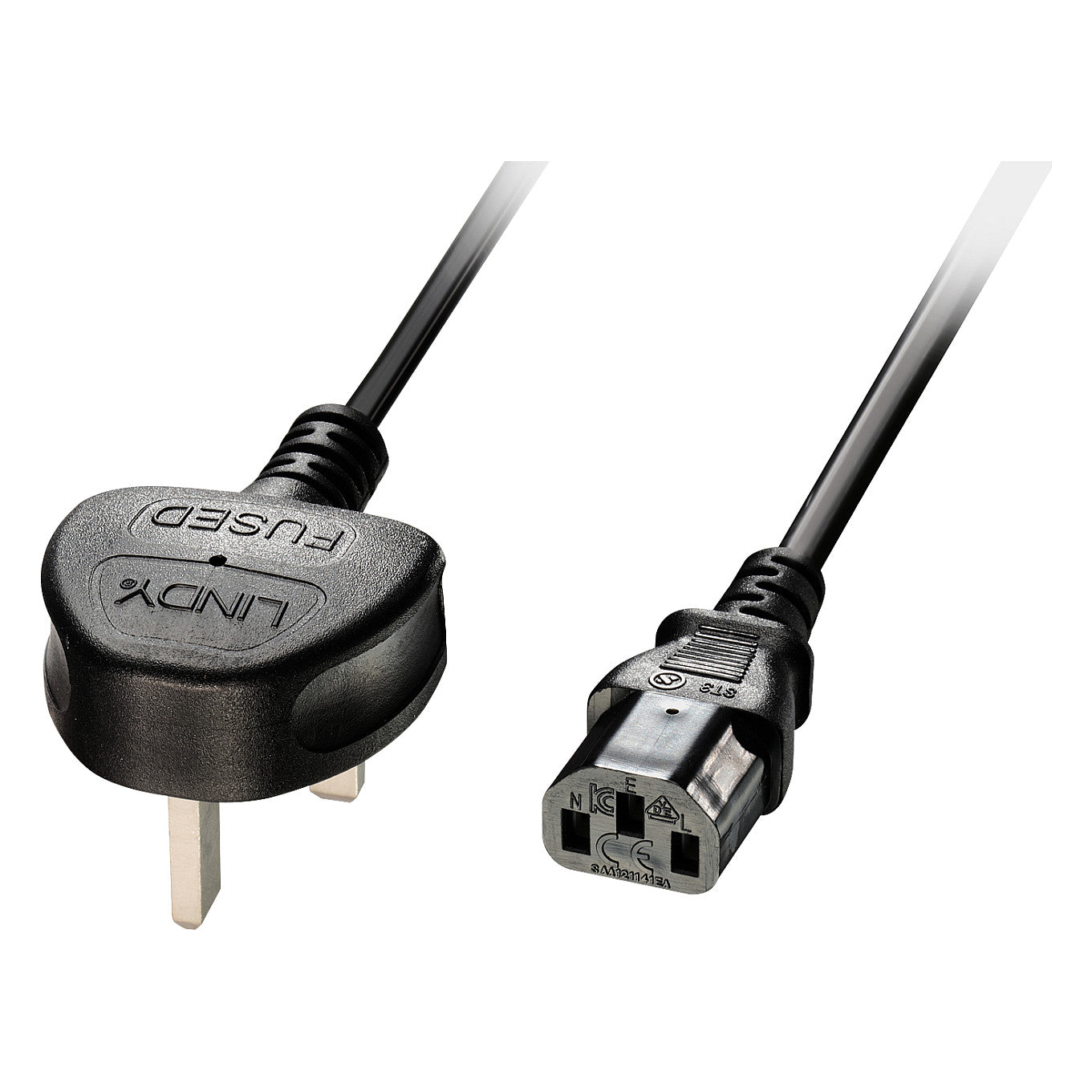 LINDY IEC-Netzkabel UK IEC-320 C13 5A 3 Pin 2m