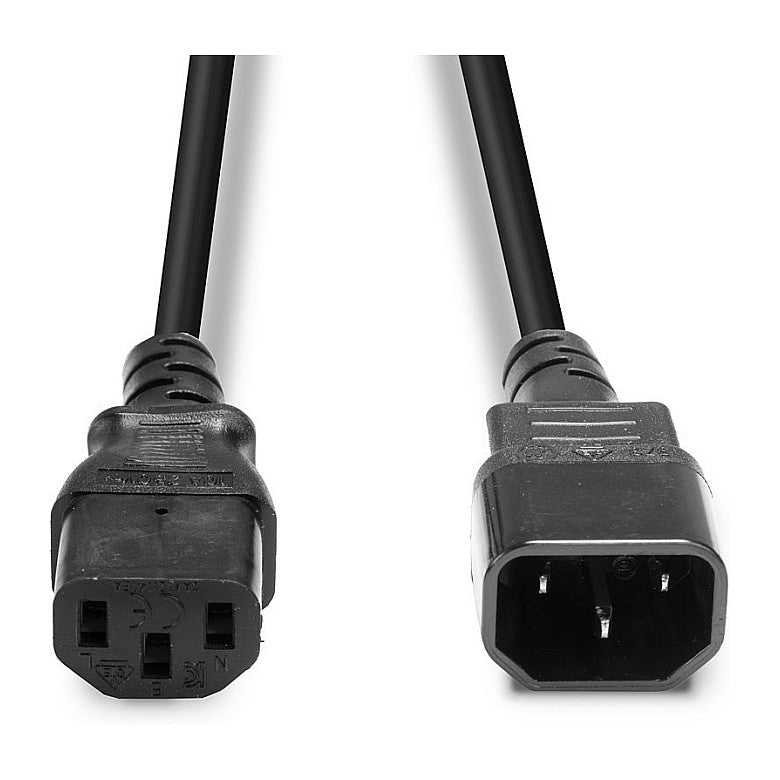 LINDY IEC-Netzkabel C14 an IEC C13 1m