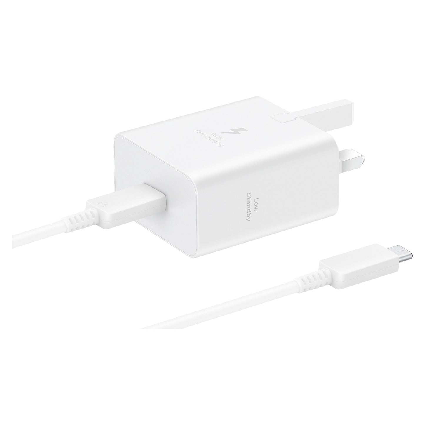 Samsung Schnellladegert 45W Power mit 5A Kabel EP-T4511 White