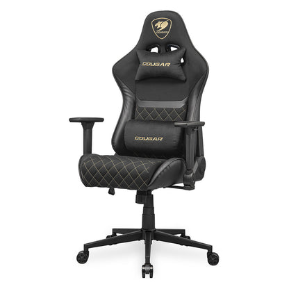 COUGAR Gaming-Stuhl Armor One V2 Gold F, PVC/Stoff, Schwarz