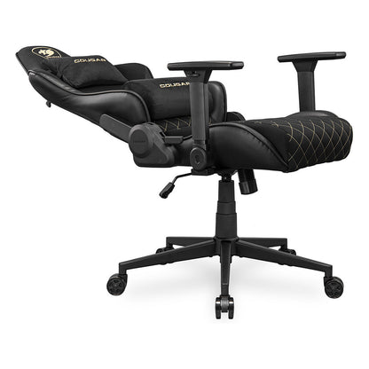 COUGAR Gaming-Stuhl Armor One V2 Gold F, PVC/Stoff, Schwarz
